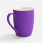 Кружка Good Morning с покрытием софт-тач, ver.2, фиолетовая 1255478453