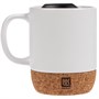 Кружка с пробковой подставкой Corky Walk, белая 309898502
