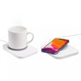 Кружка с подогревом и беспроводной зарядкой dualBase plus, белая 1260896374