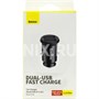 Зарядка USB-устройств от "прикуривателя" автомобиля Baseus Grain Car charger C8-K/CCALL-ML01 118961927