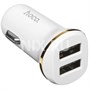 Зарядка USB-устройств от "прикуривателя" автомобиля HOCO Z1 white 889826656