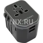 Зарядка USB-устройств от 220В Vention FJCB0 2 x USB Type A "мама", USB Type C "мама", Розетка (110/220 В) (20 Вт) 703866897
