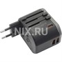 Зарядка USB-устройств от 220В Vention FJCB0 2 x USB Type A "мама", USB Type C "мама", Розетка (110/220 В) (20 Вт) 703866897