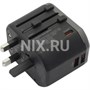 Зарядка USB-устройств от 220В Vention FJCB0 2 x USB Type A "мама", USB Type C "мама", Розетка (110/220 В) (20 Вт) 703866897