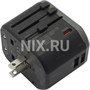Зарядка USB-устройств от 220В Vention FJCB0 2 x USB Type A "мама", USB Type C "мама", Розетка (110/220 В) (20 Вт) 703866897