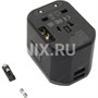 Зарядка USB-устройств от 220В Vention FJCB0 2 x USB Type A "мама", USB Type C "мама", Розетка (110/220 В) (20 Вт) 703866897
