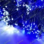 Комплект освещения на Елку 10 м. Премиум Синий/Белый 6400 led ЕлкаСайт 1115019534