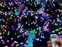 Комплект освещения на Елку 5 м. Хамелеон SMART RGB, 800 led, пульт, черный каучук, 24V ЕлкаСайт 828154203