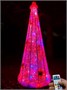 Конусная Елка cветодиодная 2.2 м. Хамелеон SMART RGB 24V, золото/серебро, пульт, IP65 - 18249 ЕлкаСайт 1238020033