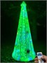 Конусная Елка cветодиодная 2.2 м. Хамелеон SMART RGB 24V, золото/серебро, пульт, IP65 - 18249 ЕлкаСайт 1238020033