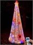 Конусная Елка cветодиодная 3.0 м. Хамелеон SMART RGB 24V, серебро, пульт, IP65 - 18271 ЕлкаСайт 969488916