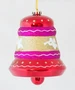 Новогодняя игрушка Колокол с рисунком 25см. 505175441