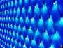 Светодиодная сеть уличная 2.5x3м. 320 синих-белых диодов Хамелеон, с мерцанием, черный каучук - 9450B/W-BK IP65 LEON LED (LIGHT) 807293342