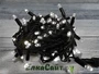 Гирлянда нить уличная 10м. 100 белых диодов, статика, черный каучук, 24V, IP65 - CMR 205-516Hw CEIMAR 140561969