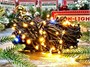 Гирлянда Нить Клип Лайт 20м. 200 теплых диодов, с мерцанием, черный каучук, IP45 - 5223Hww LEON LED (LIGHT) 1729609159