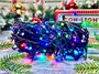 Гирлянда Нить Клип Лайт 20м. 200 диодов Хамелеон RGB, черный каучук, IP45 - 5217Hrgb LEON LED (LIGHT) 1275801757