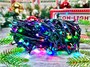 Гирлянда Нить Клип Лайт 20м. 200 диодов Хамелеон RGB, черный каучук, IP45 - 5217Hrgb LEON LED (LIGHT) 1275801757