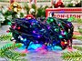 Гирлянда Нить Клип Лайт 20м. 200 диодов Хамелеон RGB, черный каучук, IP45 - 5217Hrgb LEON LED (LIGHT) 1275801757