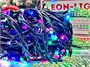 Гирлянда Нить Клип Лайт 20м. 200 диодов Хамелеон RGB, черный каучук, IP45 - 5217Hrgb LEON LED (LIGHT) 1275801757