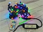 Гирлянда нить уличная 10м. 100 диодов SMART RGB, пульт, черный каучук, 24V - CMR 205-721H IP65 CEIMAR 1908342905