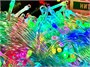 Гирлянда Нить Клип Лайт 20м. 200 диодов Хамелеон RGB, прозрачный силикон, IP45 - 5257Srgb LEON LED (LIGHT) 55941993