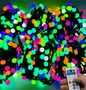 Гирлянда нить уличная 50 м. 400 диодов SMART RGB (шар 2,3 см.), пульт, черный каучук, IP65 - 50-Q523H CEIMAR 1655461737