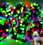 Гирлянда нить уличная 60 м. 480 диодов SMART RGB (шар 2,3 см.), пульт, черный каучук, IP65 - 60-Q523H CEIMAR 1340020060