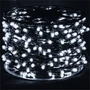 Гирлянда Нить Клип Лайт 100м. 666 белых LED диодов статика, зеленый пвх 12V-BK IP65 МДМ+ 1683538697