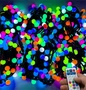 Гирлянда нить уличная 30 м. 240 диодов SMART RGB (шар 2,3 см.), пульт, черный каучук - 30-3787 H IP65 LEON LED (LIGHT) 1028472520