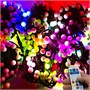 Гирлянда нить уличная 30 м. 240 диодов SMART RGB (шар 2,3 см.), пульт, черный каучук - 30-3787 H IP65 LEON LED (LIGHT) 1028472520