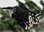 Гирлянда нить уличная 10м. 100 теплых диодов, с мерцанием, черный каучук - 7123WW-BK IP65 LEON LED (LIGHT) 1219263060