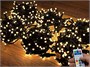Гирлянда нить уличная 60м. 600 диодов SMART RGB, пульт, черный каучук, 24V - N60-205-721H SM IP65 CEIMAR 1721203517