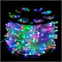 Гирлянда Нить Клип Лайт 100м. 666 разноцветных LED диодов статика, прозрачный силикон 12V IP65 МДМ+ 1615319444