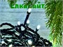 Гирлянда нить уличная 10м. 100 белых диодов, с мерцанием, черный пвх 220V IP54 МДМ+ 1264031422
