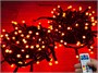 Гирлянда нить уличная 20м. 200 диодов SMART RGB, пульт, черный каучук, 24V - N20-205-721H SM IP65 CEIMAR 1244842428