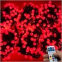 Гирлянда нить уличная 60 м. 300 диодов SMART RGB (шар 3,8 см.), пульт, черный каучук - 60-3757 H IP65 LEON LED (LIGHT) 29974598