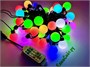 Гирлянда нить уличная 10м. 50 диодов SMART RGB (шар 3,8 см.), пульт, черный каучук - 3757 H IP65 LEON LED (LIGHT) 1430007151