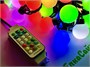 Гирлянда нить уличная 10м. 50 диодов SMART RGB (шар 3,8 см.), пульт, черный каучук - 3757 H IP65 LEON LED (LIGHT) 1430007151