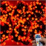 Гирлянда нить уличная 20 м. 160 диодов SMART RGB (шар 2,3 см.), пульт, черный каучук - 20-3787 H IP65 LEON LED (LIGHT) 697201210