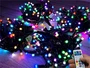Гирлянда нить уличная 40м. 400 диодов SMART RGB, пульт, черный каучук, 24V - N40-205-721H SM IP65 CEIMAR 591405470