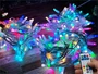 Гирлянда нить уличная 30м. 300 диодов SMART RGB, пульт, белый каучук, 24V - N30-205-720 SM IP65 CEIMAR 1918833707