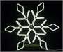Светодиодная снежинка 67см. (гибкий Неон Flex Led белый) - 7232-67W Winner Light 545378543
