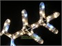 Светодиодная снежинка 80см. (дюралайт теплый с мерцанием) - 7083WWF LEON LED (LIGHT) 1975461228