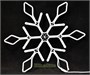 Светодиодная снежинка 67см. (гибкий Неон Flex Led синий) - 7232-67B Winner Light 2113150873