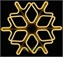 Светодиодная снежинка 60см. (НЕОН желтый + белые лучи) - ZWM60Y CEIMAR 814452817