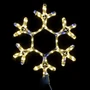 Светодиодная снежинка 40см. (теплый дюралайт с мерцанием) - 7043 WWF IP65 LEON LED (LIGHT) 590269725