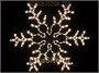 Светодиодная снежинка 80см. (дюралайт теплый) - 7085WW LEON LED (LIGHT) 1632014756