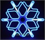 Светодиодная снежинка 60см. (НЕОН синий + белые лучи) - ZWM60B CEIMAR 1685782119