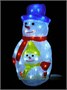 Акриловая фигура СНЕГОВИК 40см., 60 холодных белых LED-огней - 60-9W CEIMAR 362481113