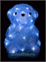 Акриловая фигура МЕДВЕДЬ 29,5 см, 40 холодных белых LED-огней, 24В, IP44 - WK923222143 SnowTech 215596632
